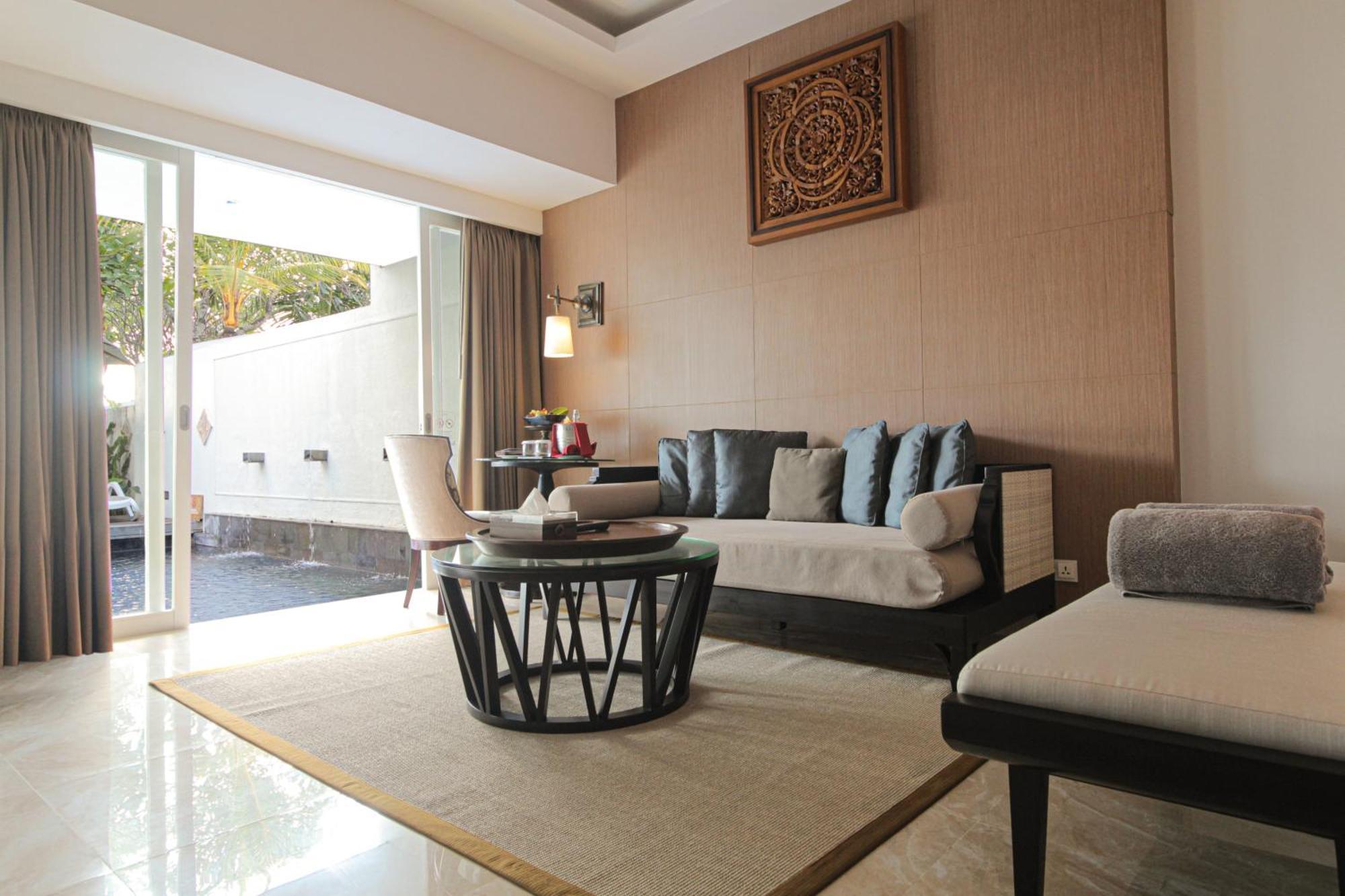 The Anvaya Beach Resort Bali Kuta  Exterior photo A living room in a suite at the hotel